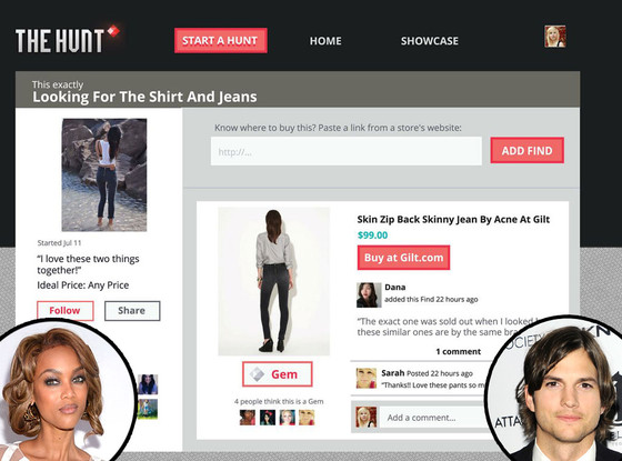 The Hunt, Tyra Banks, Ashton Kutcher The Hunt, Tyra Banks, Ashton Kutcher